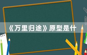 《万里归途》原型是什么事件 背后真相实在令人震惊