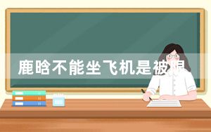 鹿晗不能坐飞机是被限制了吗 这到底是怎么回事？