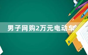 男子网购2万元电动车收到玩偶大鹅 这到底是怎么回事？