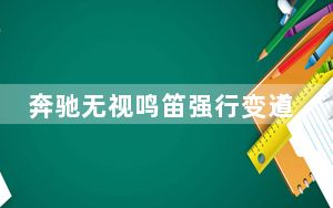 奔驰无视鸣笛强行变道出事故 背后真相实在令人震惊
