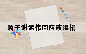 嘎子谢孟伟回应被曝捐物资作假 或许真相另有其因