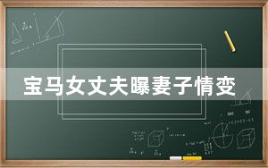 宝马女丈夫曝妻子情变 收27万后失联 背后真相实在令人震惊
