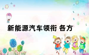 新能源汽车领衔 各方为提振消费出招