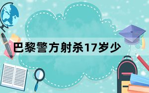 巴黎警方射杀17岁少年引骚乱 涉嫌射杀的警察已被拘押