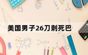 美国男子26刀刺死巴勒斯坦裔男孩 内幕曝光简直太意外了