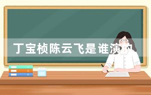 丁宝桢陈云飞是谁演的