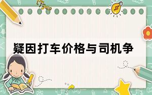 疑因打车价格与司机争执 女子跳车了 背后真相实在让人惊愕