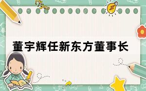 董宇辉任新东方董事长文化助理 这到底是怎么回事？
