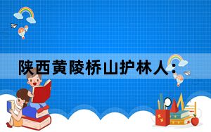 陕西黄陵桥山护林人：十数年坚守 日行五公里