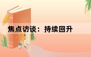 焦点访谈：持续回升 开局良好