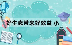 好生态带来好效益 小小萤火虫点亮乡村夜经济