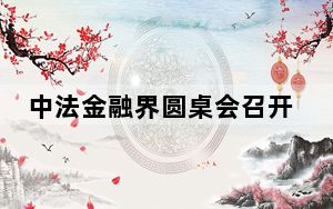 中法金融界圆桌会召开 两国金融业交流亮点纷呈