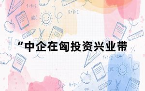 “中企在匈投资兴业带来全新的机遇”