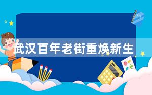 武汉百年老街重焕新生 成文化打卡新地标