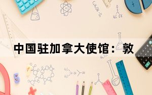 中国驻加拿大使馆：敦促加方停止借网络安全问题抹黑中国