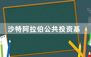沙特阿拉伯公共投资基金与香港金管局共设新投资基金 目标规模达10亿