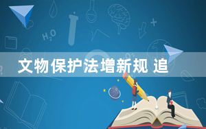 文物保护法增新规 追索和收回流失文物不受时效限制