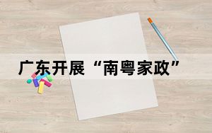 广东开展“南粤家政”技能交流展示和招聘活动