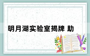 明月湖实验室揭牌 助重庆打造万亿级材料产业