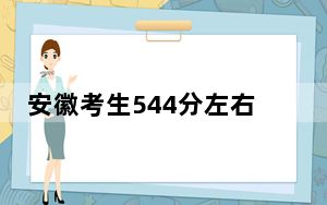 安徽考生544分左右可以录取哪些大学？（附带近三年高考大学录取名单）