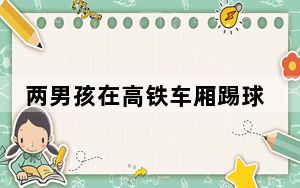 两男孩在高铁车厢踢球家长不制止  背后真相实在令人感到惊愕