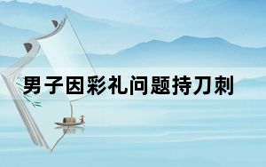 男子因彩礼问题持刀刺死未婚妻  内幕曝光简直太意外了