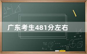 广东考生481分左右可以录取哪些公办本科大学？（供2025年考生参考）