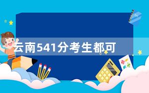 云南541分考生都可以填报哪些大学？ 2024年一共30所大学录取