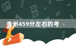 贵州459分左右的考生可以报考哪些公办本科大学？