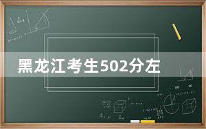黑龙江考生502分左右可以录取哪些大学？ 2025年高考可以填报47所大学