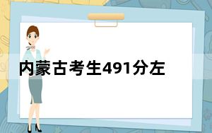 内蒙古考生491分左右可以报考那些大学？（附带2022-2024年491录取大学名单）