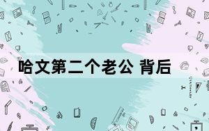 哈文第二个老公 背后真相实在令人震惊