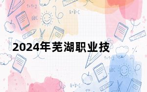 2024年芜湖职业技术学院在山东招生计划和录取分数线是多少？山东考生2025年参考