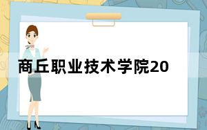 商丘职业技术学院2024年最低录取分数线和位次（全国各地数据汇总）
