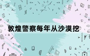 敦煌警察每年从沙漠挖百部手机 背后真相实在令人震惊