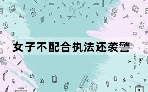 女子不配合执法还袭警被制服 这到底是怎么回事？