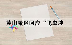 黄山景区回应“飞虫冲脸” 背后真相实在令人震惊