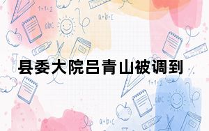 县委大院吕青山被调到哪里去了 背后真相实在让人惊愕