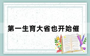第一生育大省也开始催生了 背后真相实在让人惊愕