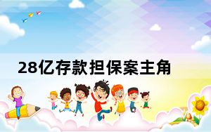 28亿存款担保案主角:曾欠税超200万 背后真相实在让人惊愕