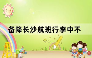 备降长沙航班行李中不排除有违规物 背后真相实在令人震惊