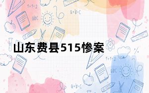 山东费县515惨案 背后真相令人震惊