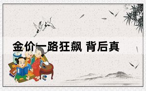 金价一路狂飙 背后真相让人感到惊讶