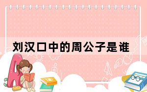 刘汉口中的周公子是谁 背后真相令人震惊