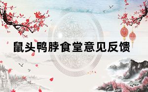 鼠头鸭脖食堂意见反馈群曝光 背后真相实在让人惊愕