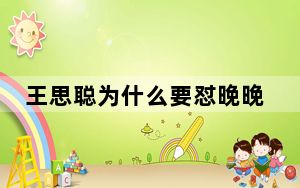 王思聪为什么要怼晚晚林瀚 背后真相实在令人震惊