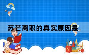 苏芒离职的真实原因是什么 背后真相实在让人惊愕