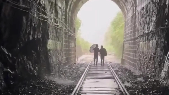 K396徒步脱困乘客：“走铁路、钻树林走了9小时”