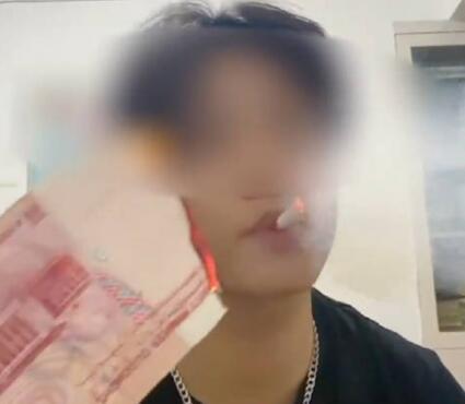 男子为炫富烧100元点烟被罚1万  背后真相令人感到震惊