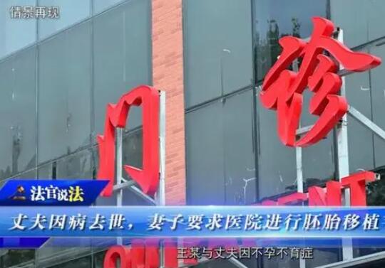 丈夫去世医院拒绝为妻子胚胎移植  背后真相令人感到震惊